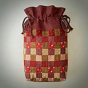 Сувениры и подарки ручной работы. Ярмарка Мастеров - ручная работа Patchwork gift bag. Handmade.