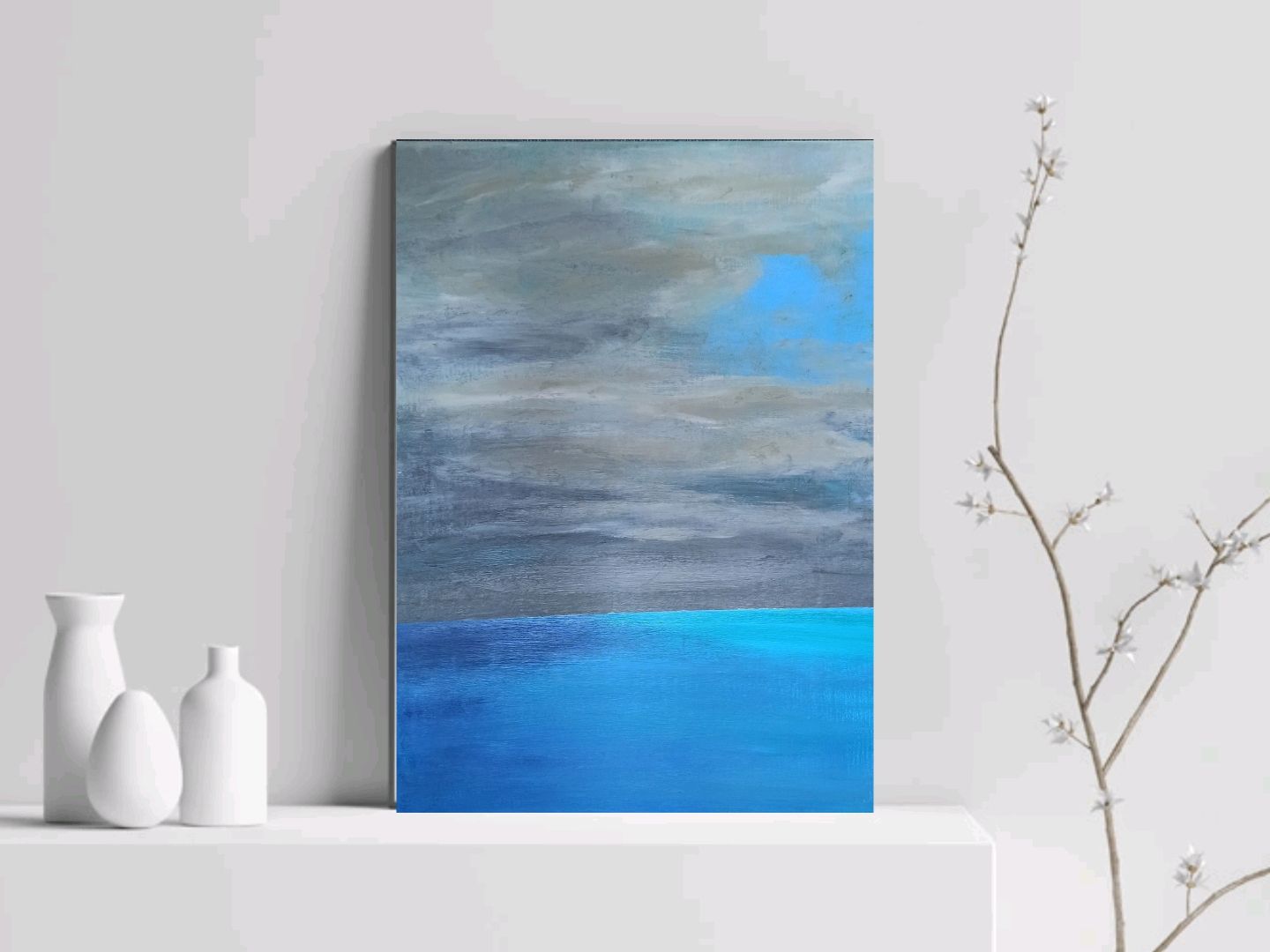 Северное море. Картина акрилом в интернет-магазине Ярмарка Мастеров по ...