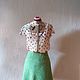  ' Green tweed'. Skirts. ARTLARINA (ARTLARINA). Online shopping on My Livemaster.  Фото №2