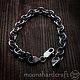 Silver 'Sea anchor' men's bracelet, Bead bracelet, Alexandrov,  Фото №1