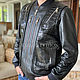 Crocodile and lamb leather jacket, Mens outerwear, Moscow,  Фото №1