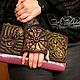 The decor of the clutch mitenko with embroidery. Clutches. N_Belokon_jewelry. My Livemaster. Фото №4