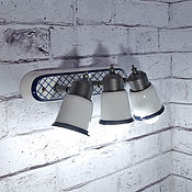 Для дома и интерьера handmade. Livemaster - original item Italian retro triple wall lamp. Handmade.