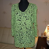 Одежда handmade. Livemaster - original item knitted blouse 