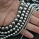 Заказать Бусины гематит шар 8 мм серебро. Niakrise beads. Ярмарка Мастеров. . Бусины Фото №3