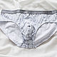 Men's Cotton Slip Briefs/Python Briefs, Mens underwear, Omsk,  Фото №1