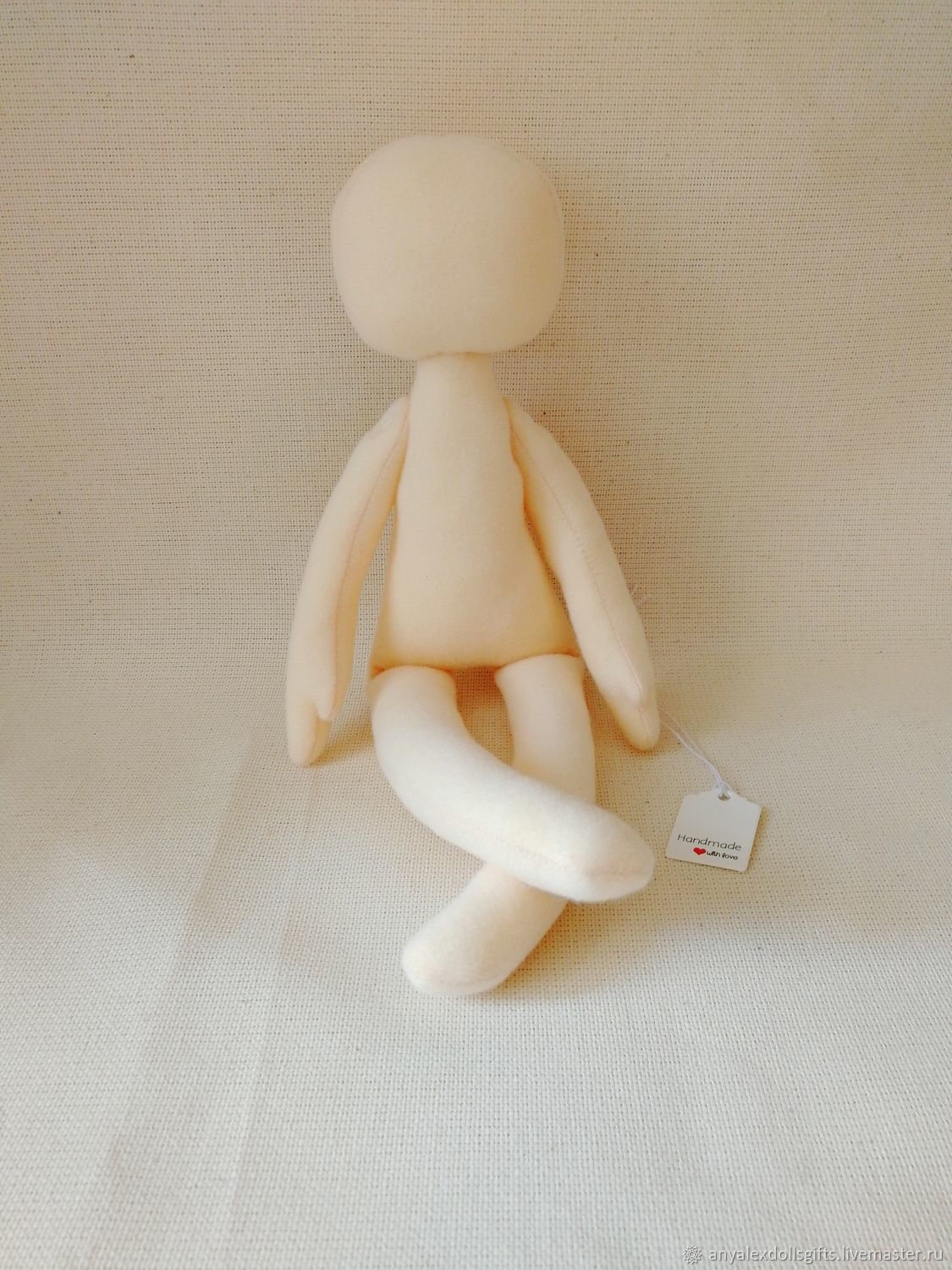 Blank doll 29 cm (11,42'), empty doll, Blanks for dolls and toys, Achinsk,  Фото №1