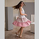 Gradient linen dress with pink wings, Dresses, Kaliningrad,  Фото №1