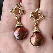 Set . necklace agate earrings