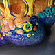 de fieltro de juguete: Osteodragus - dragón alienígena y dinosaurio. Felted Toy. Prazukina_Dream. Ярмарка Мастеров.  Фото №4