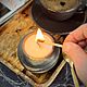 Order Aroma candle black 'Black amber'. Solar Soap. Livemaster. . Candles Фото №3