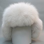 Аксессуары handmade. Livemaster - original item Fur hat with ear-flaps of fox. Handmade.