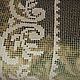 Винтаж: Старинная тюль-вязанная сетка с вышивкой. Ткани винтажные. Antiki777. Ярмарка Мастеров.  Фото №4