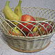 Fruit vase woven from willow vine, Basket, Kirovo-Chepetsk,  Фото №1