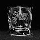 Biker. A glass of whiskey. Water Glasses. ArtGraving. My Livemaster. Фото №4