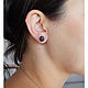 Earrings made of wood. Stud earrings. Wooden jewellery. Online shopping on My Livemaster.  Фото №2