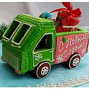 Сувениры и подарки handmade. Livemaster - original item Christmas Gingerbread Gingerbread Truck. Handmade.