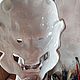 Заказать Японская маска Хання неокрашенная Zero. Qarma Masks. Ярмарка Мастеров. . Маски интерьерные Фото №3