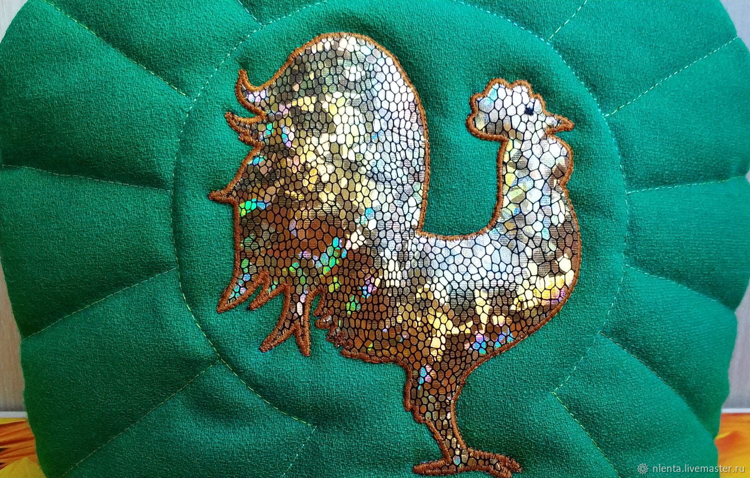 Грелка на чайник Золотой петушок – заказать на Ярмарке Мастеров ...