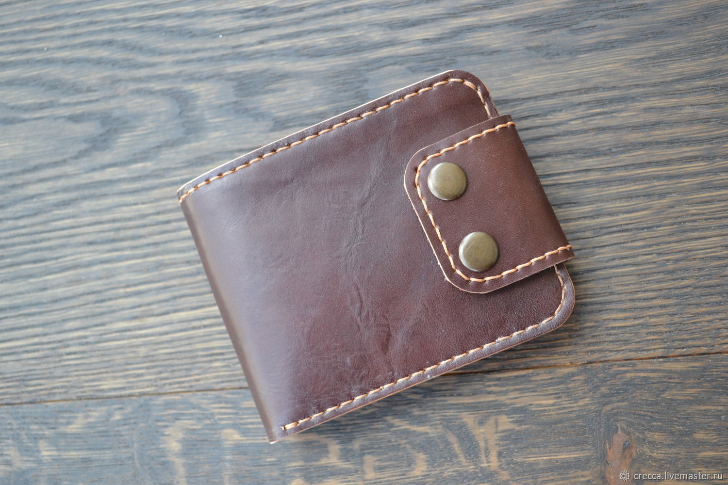 Кошелек кожаный мужской на заказ в интернет-магазине Ярмарка Мастеров ...