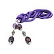 Lariat 'Lady', lilac color, bead harness. Lariats. Beaded jewelry. Online shopping on My Livemaster.  Фото №2