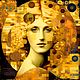  Abstract portrait of a girl, a woman. Klimt, Pictures, St. Petersburg,  Фото №1