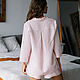 Pajamas with striped half-length shorts white pink. Pyjamas. Delicate Clothing Store (Daria). My Livemaster. Фото №4