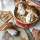 Елочные игрушки из ваты .Грибы  подосиновики и боровики-старички, Елочные игрушки, Иркутск,  Фото №1