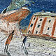 'Winter. Snowy' oil pastel painting (St. Petersburg). Pictures. Nadezda Perova. My Livemaster. Фото №4