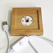 Для дома и интерьера handmade. Livemaster - original item LED wooden stand 8 cm. Handmade.