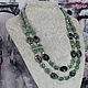 Necklace made of natural stones ( jade, aventurine, jasper). Necklace. Magic box. My Livemaster. Фото №6