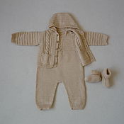 Одежда детская handmade. Livemaster - original item Hand knitted kit for boy. Handmade.