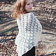 Shawl knitted Snow fall Milky. Shawls. KnitTOyou. Online shopping on My Livemaster.  Фото №2