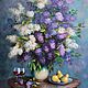 Order Painting with lilacs. Oil on canvas. 2017 - 2018. Tatiana Chepkasova. Livemaster. . Pictures Фото №3