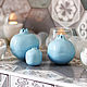 Order Set of ceramic blue garnets. Hill & Mill. Livemaster. . Figurines Фото №3