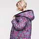 Lightweight waterproof double-sided coat ' Geometry', Coats, Moscow,  Фото №1
