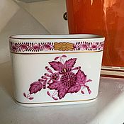 Винтаж handmade. Livemaster - original item Vase, Herend cup, porcelain, handmade, Hungary. Antiques. Handmade.