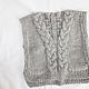 Вязаный жилет женский. Жилеты. Knit by Heart - Вязаная одежда 富. Интернет-магазин Ярмарка Мастеров.  Фото №2