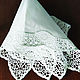 Cambric white handkerchief with luxurious embroidery. Vintage handkerchiefs. Modern and vintage embroidery. Online shopping on My Livemaster.  Фото №2