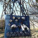 Tote: Blue felted bag Cranes. Tote Bag. Antoninakorzh ( Magic felt). Online shopping on My Livemaster.  Фото №2