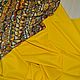 Костюмная шерсть с эластаном ярко-жёлтого цвета OSCAR DE LA RENTA. Ткани. IdeaSeta          Итальянские ткани. Ярмарка Мастеров.  Фото №4
