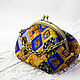 Cosmetic Bag with Clasp, Harlequin, Beauticians, St. Petersburg,  Фото №1