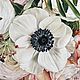 Oil painting Anemone 30h30 cm, Pictures, Moscow,  Фото №1