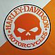 Нашивка Harley-Davidson Willie G большая на спину оранж-белый, Именные сувениры, Москва,  Фото №1