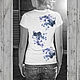 T-Shirt Grunge Roses. T-shirts. Decades (Natalya). Online shopping on My Livemaster.  Фото №2