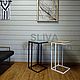 Приставной столик лофт SMART L black. Столы. SLIVA wood deco. Ярмарка Мастеров.  Фото №6