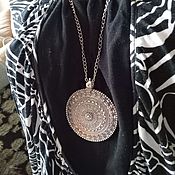 Украшения handmade. Livemaster - original item Pendant: Large Boho pendant 