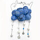 Necklace 'Snow cloud' (felt). Necklace. Belisama Felt. Online shopping on My Livemaster.  Фото №2