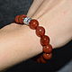 Natural Carnelian Bracelet made of natural stones. Bead bracelet. naturalkavni. Online shopping on My Livemaster.  Фото №2