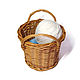 Basket woven from paper vine 'Bucket'. Art.50017. Basket. SiberianBirchBark (lukoshko70). My Livemaster. Фото №5